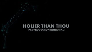 Metallica Holier Than Thou PreProduction Rehearsal Audio Preview [upl. by Shedd]