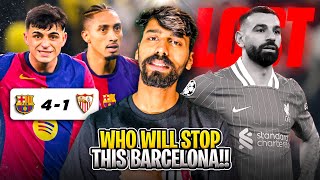 Barcelona DESTROYED Sevilla 41 and Now They are Coming for Real Madrid Laliga Title  Liverpool Out [upl. by Weiman]