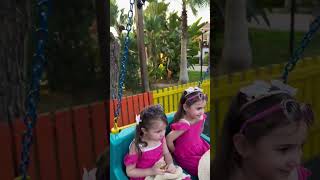 Parkta salıncaklara bindik fatihselim funny lunapark baby babypark [upl. by Shulem]