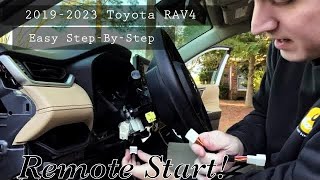 PlugNPLAY RAV4 Remote Start 20192023  Simple StepbySTEP [upl. by Yraht735]