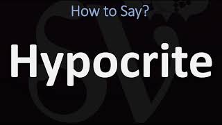 How to Pronounce Hypocrite CORRECTLY [upl. by Raasch]