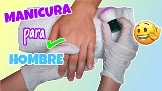 Manicura para HOMBRE  Exfoliación y Masaje de Manos [upl. by Aubreir]