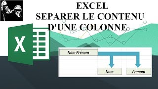 EXCEL  Séparer dans deux cellules le contenu dune seule cellule [upl. by Airyk549]