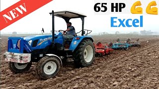 नया ट्रैक्टर और तीन हैरो क्या निकालेगा New Holland 6510 Excel with three Harrow [upl. by Oiruam]