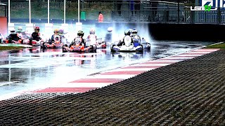 50mph Winds and Rain in Junior Karting Final LGM Karting Champs 2021 Part 6 Rd 2 PFI Jnr X30 [upl. by Elodie]