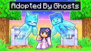 Adopted By GHOSTS In Minecraft [upl. by Marchelle576]