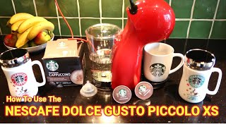 How to use De Longhi ® PICCOLO XS Nescafé ® Dolce Gusto ® Coffee ☕️ Machine [upl. by Oznecniv]