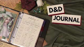 Tour my DampD character journal [upl. by Nellaf]