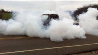 AWESOME Truck Burnout 84 Chevy C10 53 Swap  MUST SEE  Smokey LS1 LSx SS [upl. by Hebert]