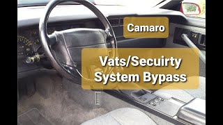 Camaro VATS Vehicle AntiTheft System Bypass [upl. by Enilegna]