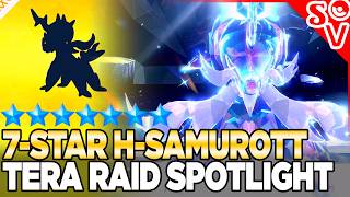 Hisuian Samurott OVER 7Star Raid in Pokemon Scarlet and Violet [upl. by Nalliuq]