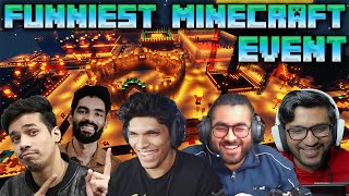 Funniest Minecraft Event Ft Mythpat HiteshKS NavritGaming8 OnespotGaming amp AyushMore [upl. by Bauer]