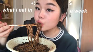 what i eat in a week👼🏻💟Korean food quarantine자가격리 먹방 [upl. by Tessil]