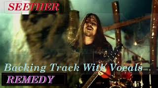 Seether  Remedy  Backing Track With Vocals  To Study For Free [upl. by Ahsyak]