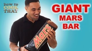 GIANT MARS BAR  MILKY WAY RECIPE How To Cook That Ann Reardon [upl. by Bowrah]