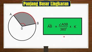 Cara Menghitung Panjang Busur Lingkaran [upl. by Funk]