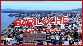 【4K Drone】San Carlos de Bariloche by Drone  CERRO CATEDRAL  Tour of Argentina 2022 [upl. by Gibbeon]