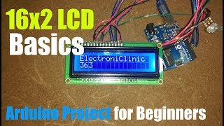 Interfacing 16x2 LCD with Arduino Uno  16x2 LCD Arduino I2C [upl. by Idnahr]