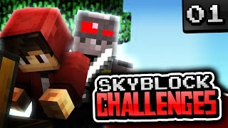 Minecraft SkyBlock Challenges Ep 1  Graser You Noob [upl. by Eva]