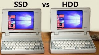 SSD vs HDD on an old laptop [upl. by Enilrahc]