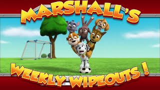 Marshalls Weekly Wipeouts Season 2  Pups Save A Big Bone [upl. by Ecertap]