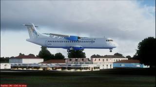 FS2004 Bahamasair Landing Marsh Harbour [upl. by Nnaira258]