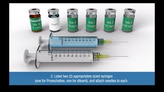 Reconstituting Provocholine for Methacholine Challenge Testing US Package Insert [upl. by Azarcon]