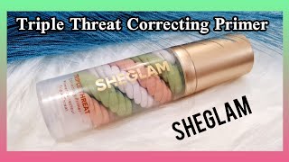 SHEGLAM Triple Threat Correcting Primer Review [upl. by Ruella306]