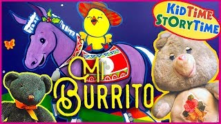 Mi Burrito SabaneroMy Little Donkey  Kids Book with Bilingual Christmas Song [upl. by Sekoorb]