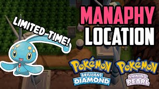 How to Get Manaphy  Pokémon Brilliant Diamond amp Shining Pearl [upl. by Dearman103]