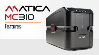 Matica MC310 Plastic Card Printer  Overview and Features [upl. by Jecho]