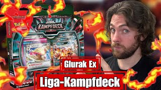 Glurak Ex LigaKampfdeck Unboxing Verbesserungen amp Gameplay  Pokémon TCG [upl. by Ezequiel927]