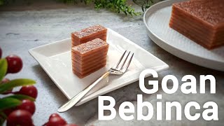 Goan Bebinca  Bebic Recipe  Goan Layered Dessert  Christmas Specials [upl. by Dinsmore]