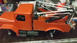 hc4 Cross Rc tow truck project 110 eme  rc scales [upl. by Neffets]