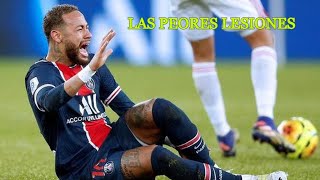 Las 7 PEORES LESIONES de Neymar jr [upl. by Nilrev]