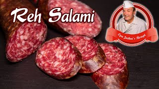 Salami vom Reh selber machen  Rohwurst selber herstellen  Opa Jochens Rezept [upl. by Oinotna]