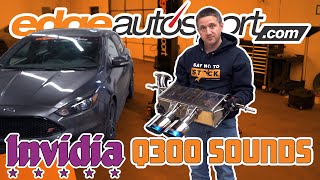 Invidia Q300 Exhaust Note and Install  Ford Focus ST [upl. by Ellenuahs]