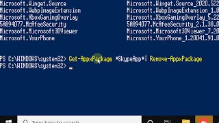 How to remove any App from Windows 10 using Powershell [upl. by Nel]