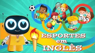 ESPORTES em INGLÊS  Vocabulário  Atividade GRÁTIS [upl. by Eciram991]