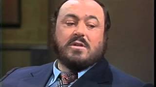 Luciano Pavarotti on Letterman October 26 1982 [upl. by Nic]