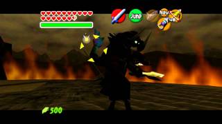 Legend of Zelda Ocarina of Time  Final Boss Ganon 1080P [upl. by Richmal825]