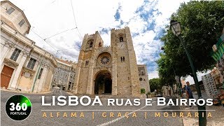 Lisboa  Ruas e Bairros [upl. by Nahtnanhoj]