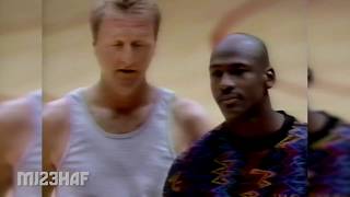 MJ and Larry Bird Play HORSE  McDonald Commercial  1993 [upl. by Ahsia947]