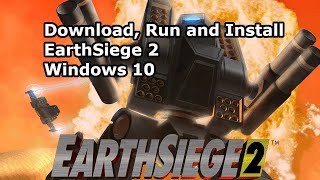 Earthsiege 2  Guide to Download Install and Run for Free on Windows 10 [upl. by Rimhsak]