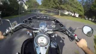 2007 Kawasaki Vulcan Nomad 1600cc Test Drive Review [upl. by Llerraj881]