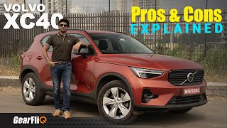 2022 Volvo XC40  Pros amp Cons  Better than Mercedes GLA amp BMW X1  GearFliQ [upl. by Jb]