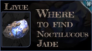 Where to find Noctilucous Jade Farm locations  Genshin Impact [upl. by Dleifyar]