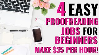 Online Proofreading Jobs for Beginners That Pay 35Hour  Start Working From Home Today [upl. by Odetta]