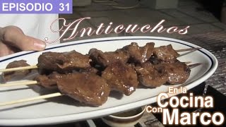 Anticuchos  receta peruana  corazon o lomo de res [upl. by Karrie]