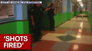 Uvalde releases body cam footage from school shooting [upl. by Blondell]